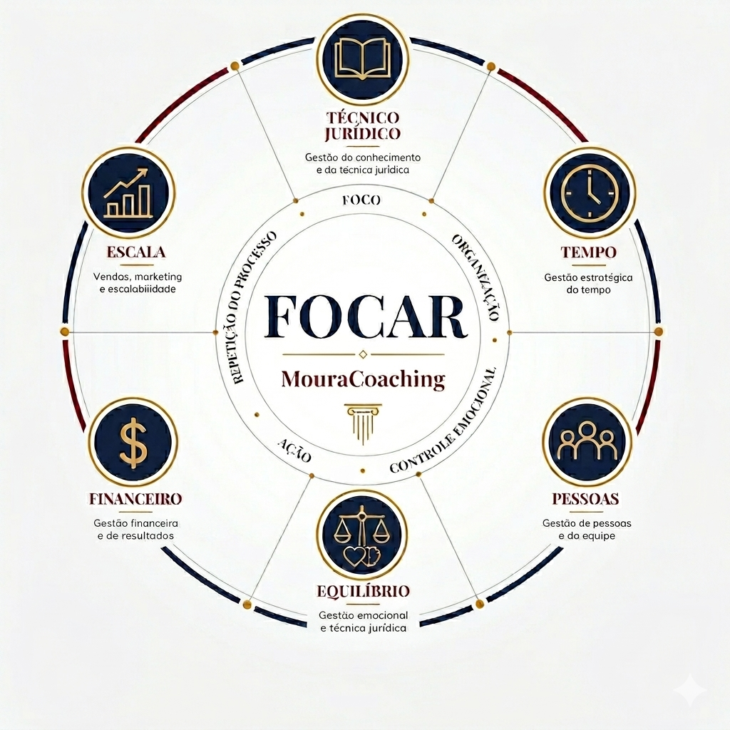 imagem mostrando a evolução em circulo do metod focar